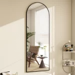 Metal Arch Full Length Mirror Floor Mirror Wall-Mounted - Image 8