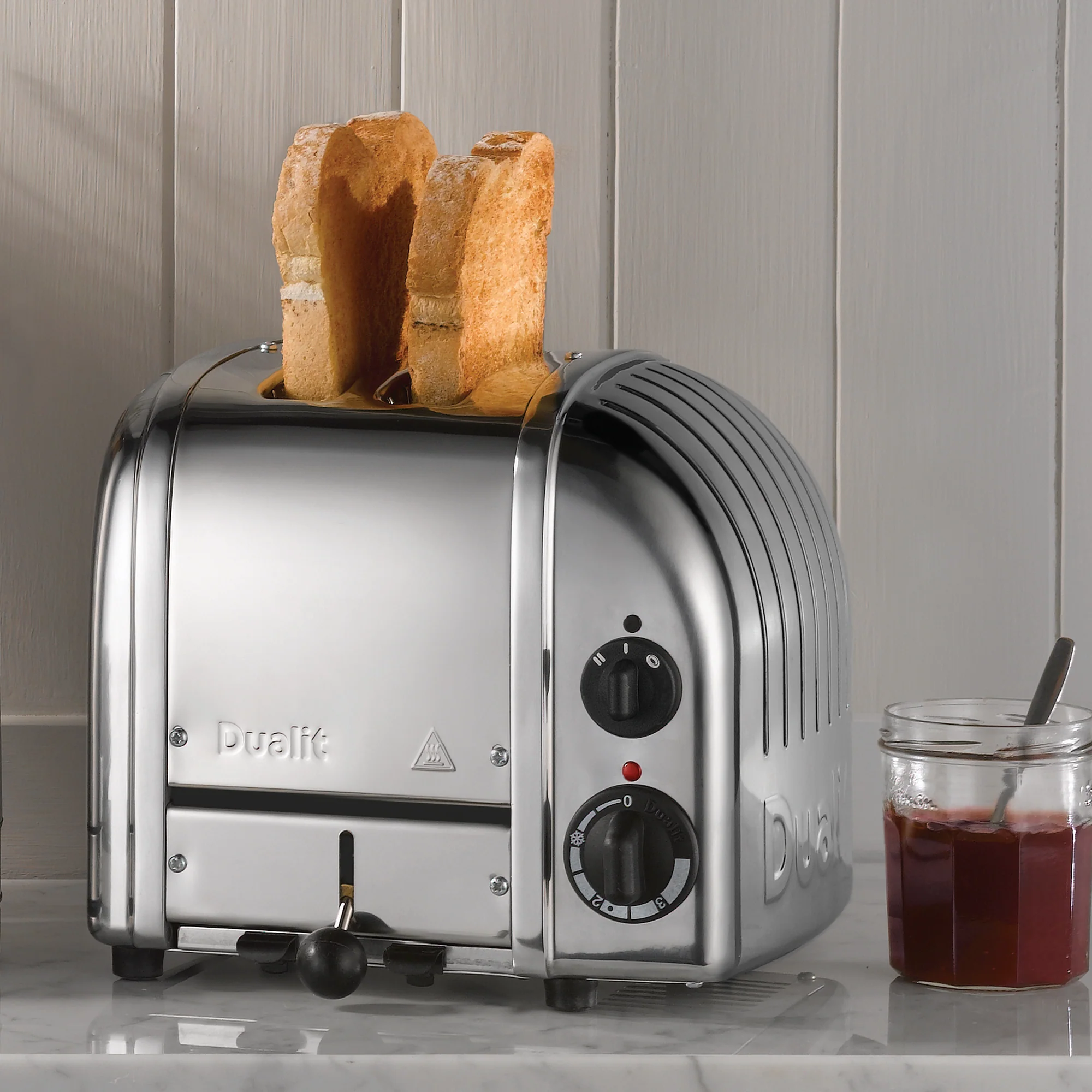 50CE82CB-7B07-4768-8FF6-002478490B1A Dualit New Generation Classic 2-Slice Toaster in Stainless Steel - Image 1