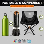 CLIQ Portable Folding Chair for Camping, Supports 300 Lbs - Image 8