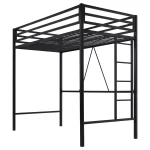 SHA CERLIN Junior Loft Bed Twin Size, Heavy Duty Twin Bed Frame - Image 3
