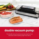 Nesco Deluxe Food VS-12 Vacuum Sealer, 130 Watts, Kit Bags & Viewing Lid - Image 3