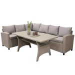 Delia 3 - Piece Rattan Seating Group with Cushions - Image 3