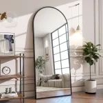 Metal Arch Full Length Mirror Floor Mirror Wall-Mounted - Image 3