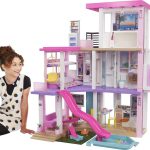 Barbie DreamHouse Playset with 10 Play Areas, 75+ Furniture & Accessories, Lights & Sounds